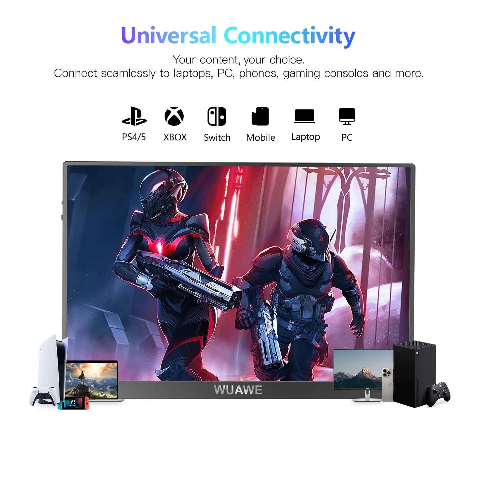 16 Inch 120Hz Portable Monitor 1920x1200 HDR Holiday Gift - Image 5