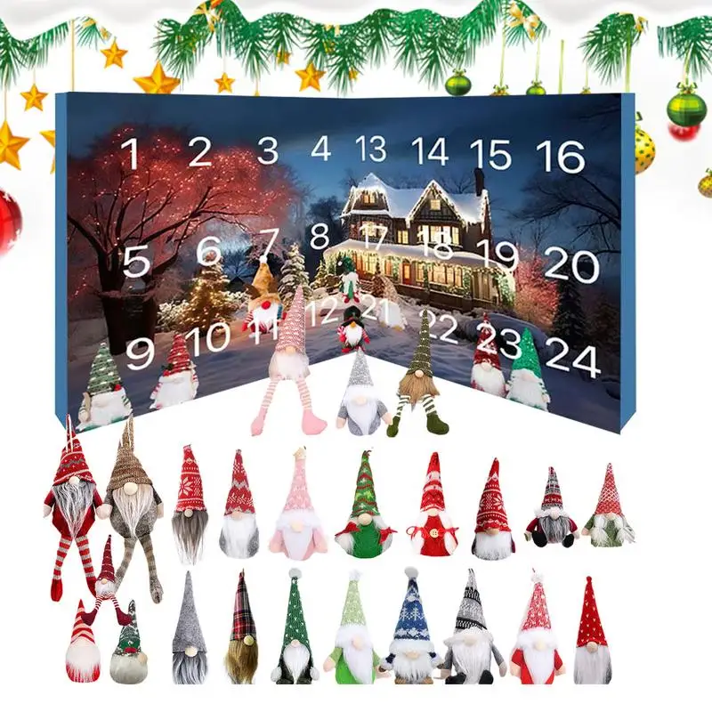 Christmas Plush Gnome 24-Day Countdown Calendar – 2025 Edition