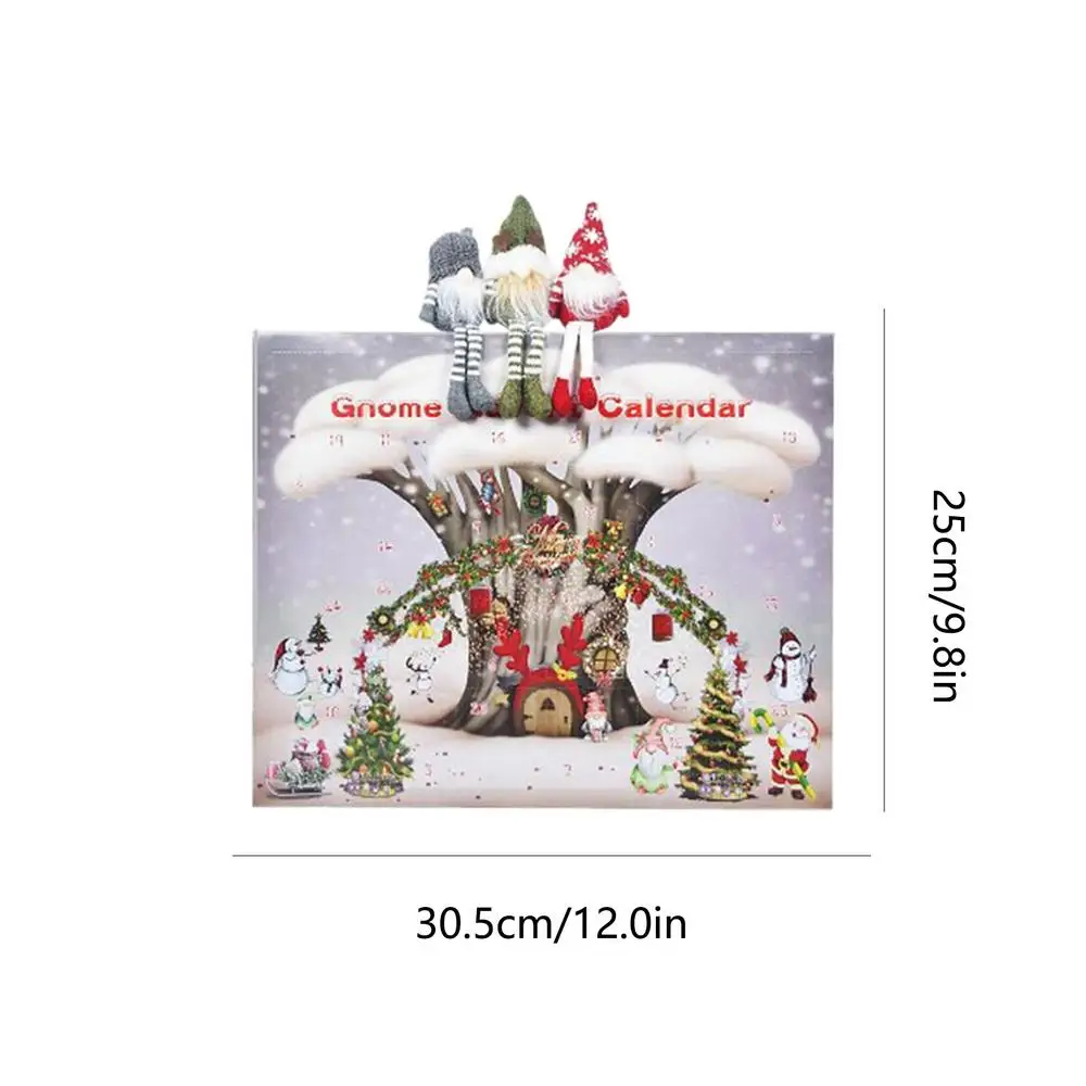 Christmas Plush Gnome 24-Day Countdown Calendar – 2025 Edition - Image 2