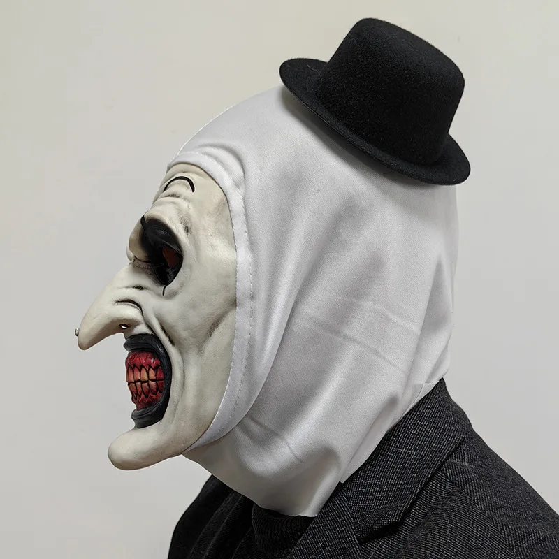 Clown Mask Terrifier Latex Cosplay Halloween 2025 One Size - Image 5