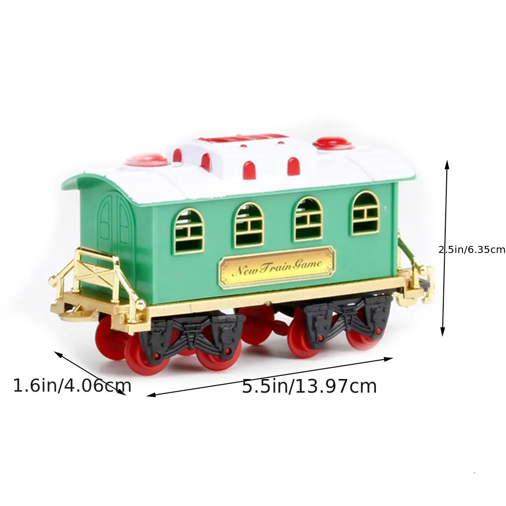 Christmas Train Set with Sound & Light - Educational Toy for Kids, Festive Holiday Gift - Image 5