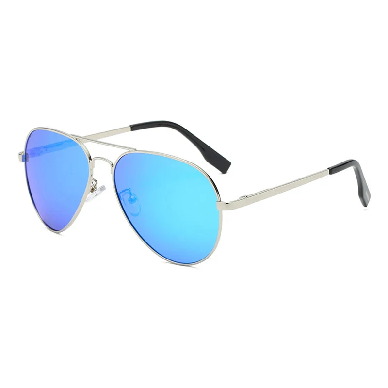 Classic Big Pilot Sunglasses for Men - Luxury Metal Black Aviation Shades UV400 - Image 3