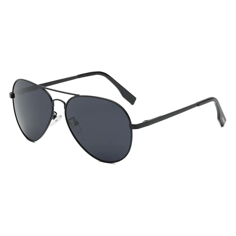 Classic Big Pilot Sunglasses for Men - Luxury Metal Black Aviation Shades UV400 - Image 5