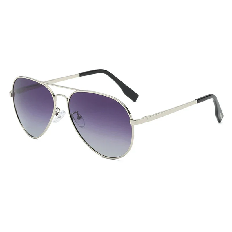 Classic Big Pilot Sunglasses for Men - Luxury Metal Black Aviation Shades UV400 - Image 7