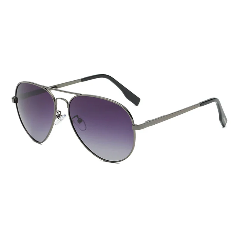 Classic Big Pilot Sunglasses for Men - Luxury Metal Black Aviation Shades UV400 - Image 8