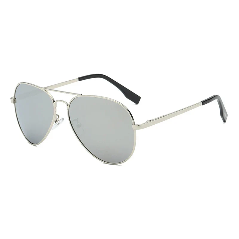 Classic Big Pilot Sunglasses for Men - Luxury Metal Black Aviation Shades UV400 - Image 9