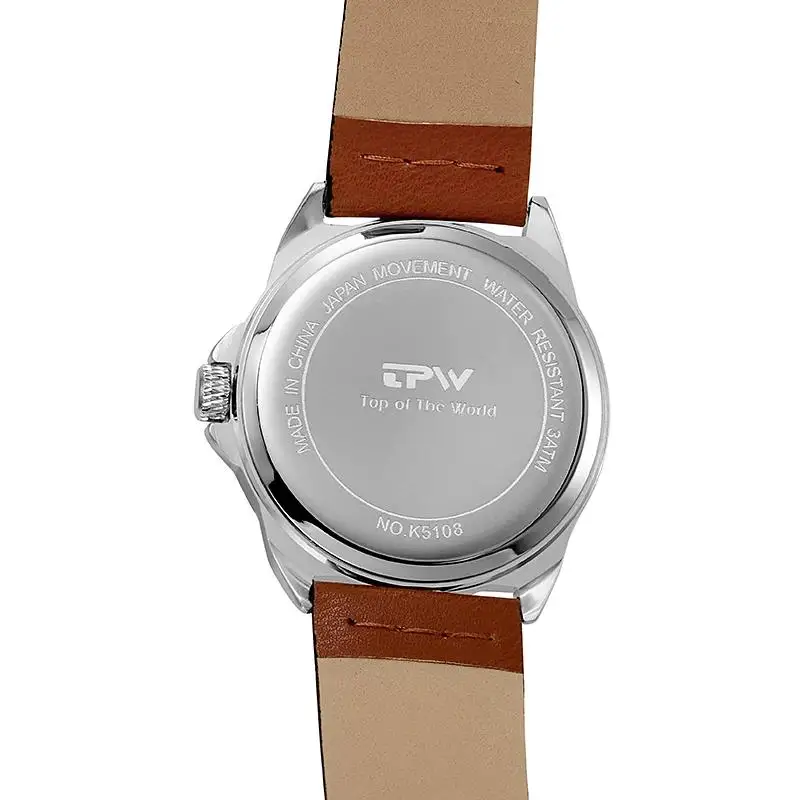 Rugged Field Watch 42mm Fabric Strap Military Analog 30M - Image 2