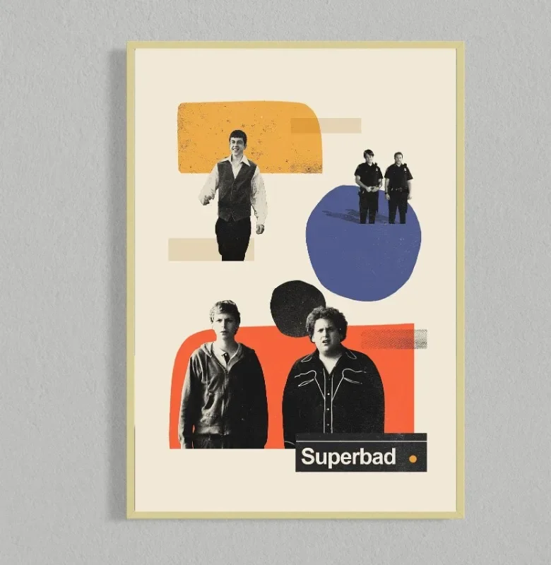 Retro Movie Poster Canvas Collage Mid Century Wall Art - Image 12