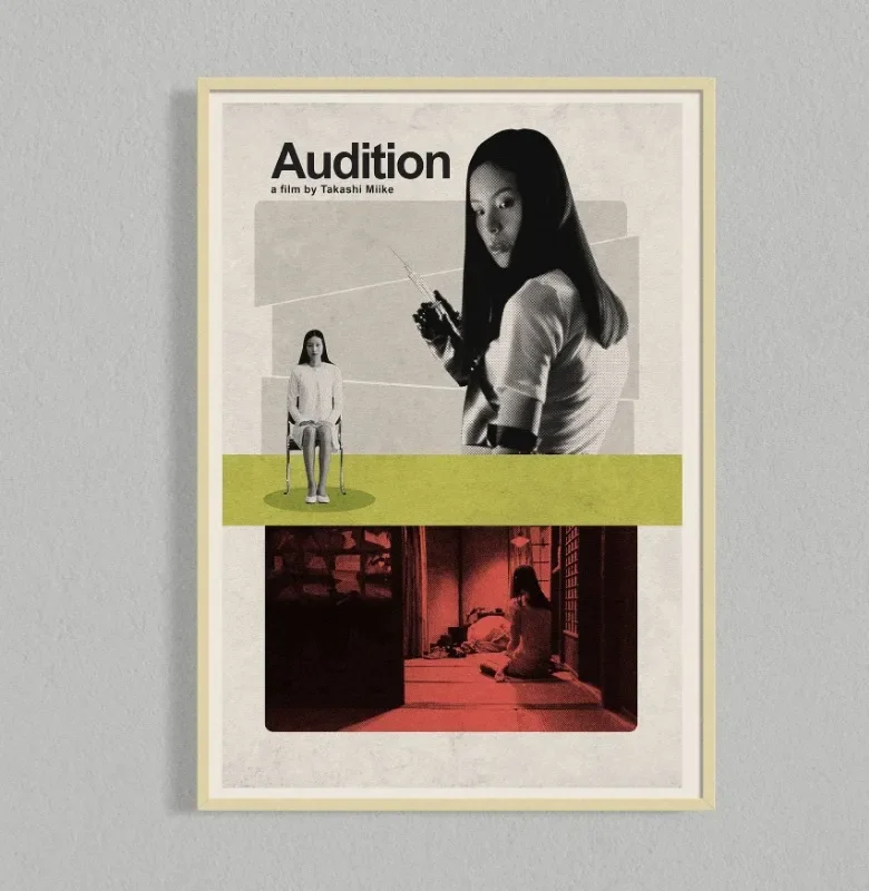 Retro Movie Poster Canvas Collage Mid Century Wall Art - Image 15