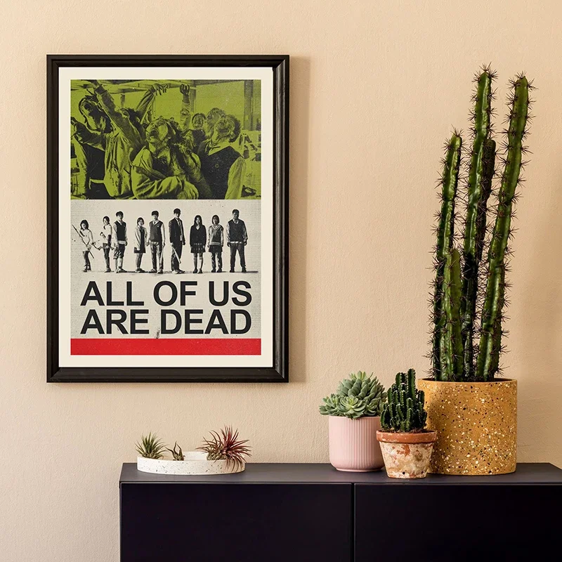 Retro Movie Poster Canvas Collage Mid Century Wall Art - Image 2