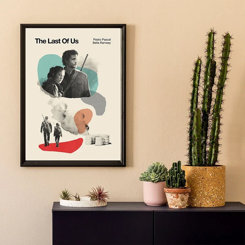 Retro Movie Poster Canvas Collage Mid Century Wall Art - Image 3