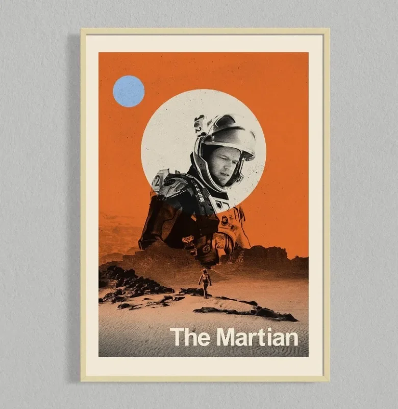 Retro Movie Poster Canvas Collage Mid Century Wall Art - Image 6