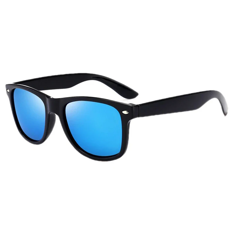 Classic Square Polarized Sunglasses for Men Women Retro Black Summer Driving Shades - Image 7