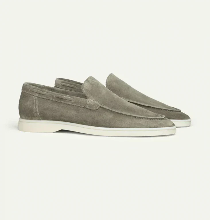 Classic Suede Moccasins for Men and Women, Comfortable Slip-On Moccasin Shoes in Standard Sizes - Image 2