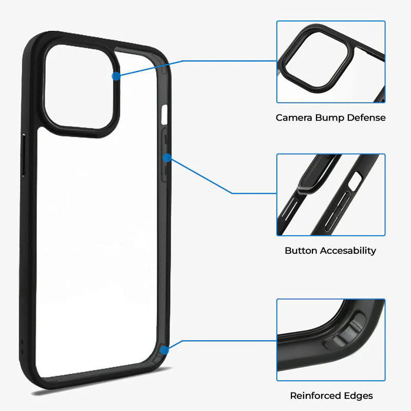 Clear iPhone Case With Reinforced Edge Slim Drop Protection - Image 4