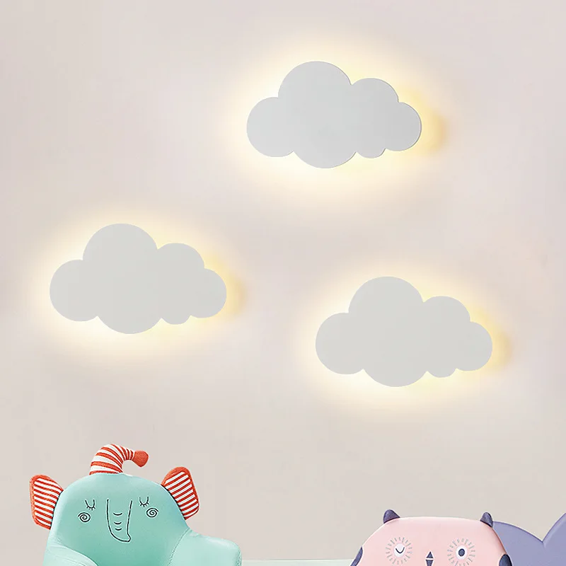 Cloud Wall Lamp Dimmable LED Nursery Light Remote Control Night Light Nursery Bedroom Decor Fall 2025 Cozy