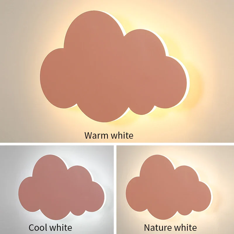 Cloud Wall Lamp Dimmable LED Nursery Light Remote Control Night Light Nursery Bedroom Decor Fall 2025 Cozy - Image 3