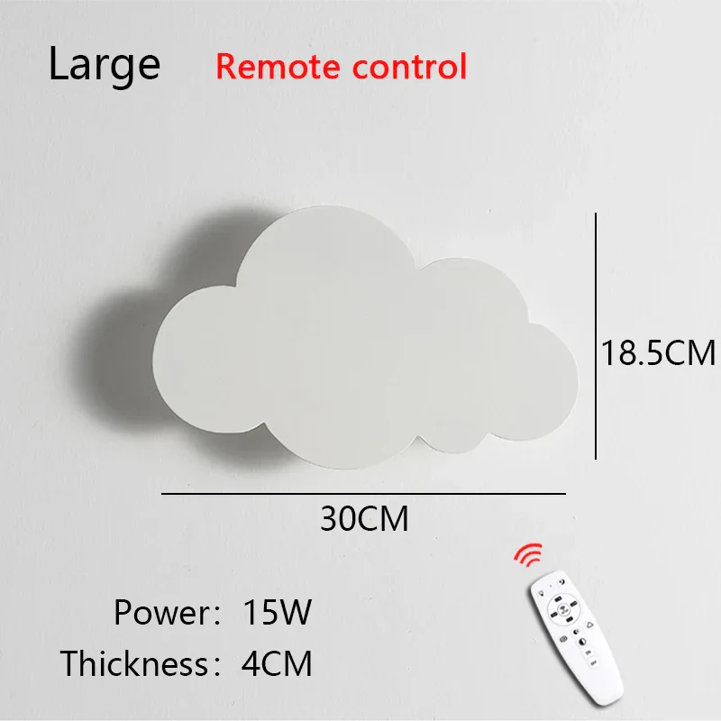 Cloud Wall Lamp Dimmable LED Nursery Light Remote Control Night Light Nursery Bedroom Decor Fall 2025 Cozy - Image 5