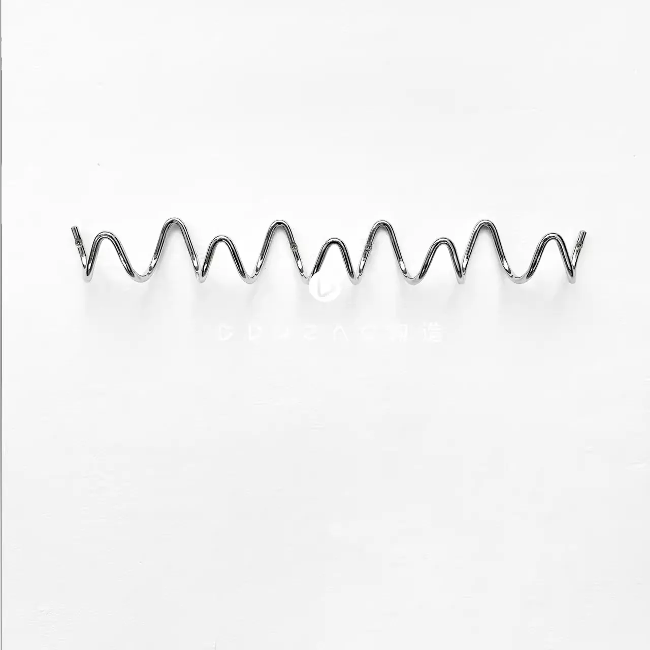 Coat Rack Chrome Electroplated Hooks Wall Mounted Bauhaus Entryway Organizer Fall 2025 Space Saving - Image 14