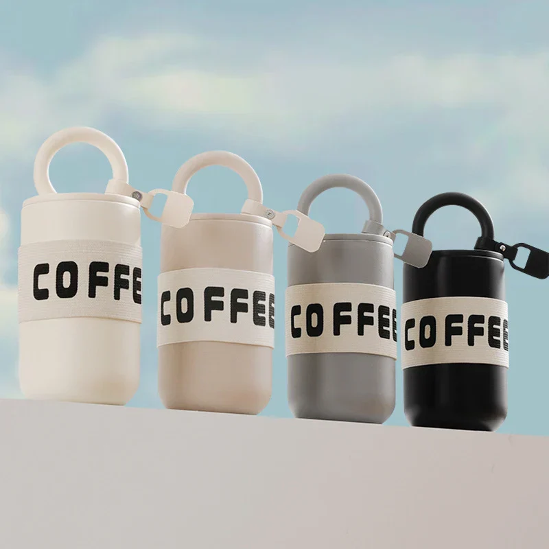 Coffee Travel Mug 304 Stainless Steel 460ml Insulated Tumbler Portable With Handle Fashion Cute Fall 2025 - Image 2