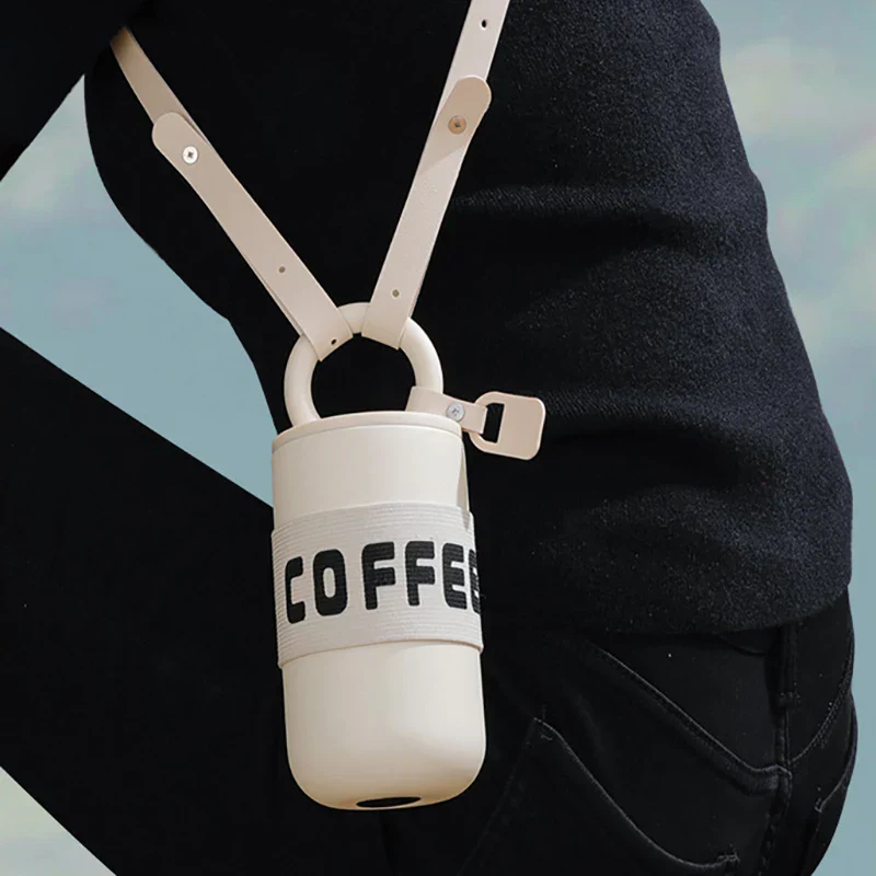 Coffee Travel Mug 304 Stainless Steel 460ml Insulated Tumbler Portable With Handle Fashion Cute Fall 2025 - Image 3