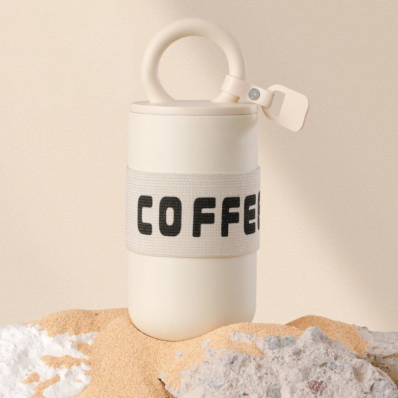 Coffee Travel Mug 304 Stainless Steel 460ml Insulated Tumbler Portable With Handle Fashion Cute Fall 2025 - Image 7