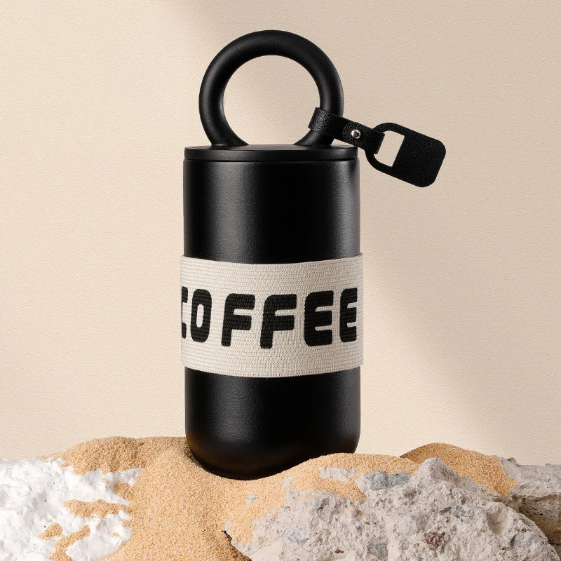 Coffee Travel Mug 304 Stainless Steel 460ml Insulated Tumbler Portable With Handle Fashion Cute Fall 2025 - Image 8