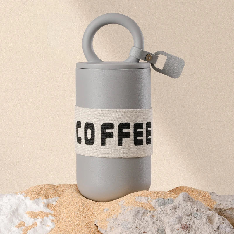 Coffee Travel Mug 304 Stainless Steel 460ml Insulated Tumbler Portable With Handle Fashion Cute Fall 2025 - Image 9