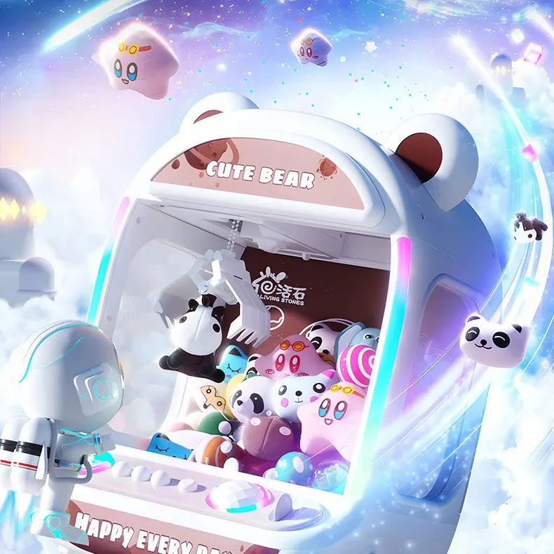 Coin-Operated Claw Machine Perfect Christmas Gift for Kids with Music and Lights - Image 8