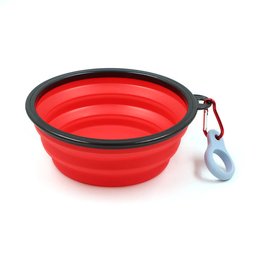 Collapsible Travel Bowl With Clip Silicone Dog Bowl Portable Pet Hydration For Travel 2025 Holiday - Image 2