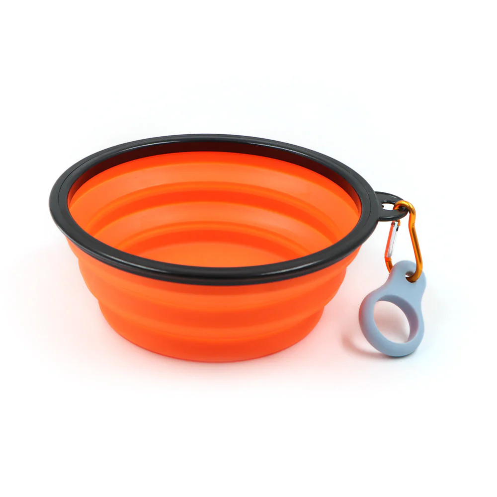 Collapsible Travel Bowl With Clip Silicone Dog Bowl Portable Pet Hydration For Travel 2025 Holiday - Image 3