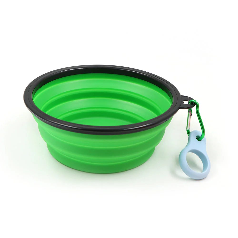 Collapsible Travel Bowl With Clip Silicone Dog Bowl Portable Pet Hydration For Travel 2025 Holiday - Image 5