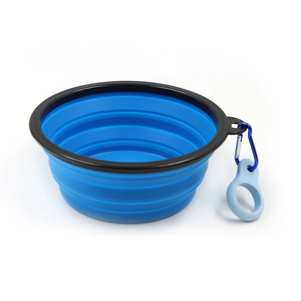 Collapsible Travel Bowl With Clip Silicone Dog Bowl Portable Pet Hydration For Travel 2025 Holiday - Image 6