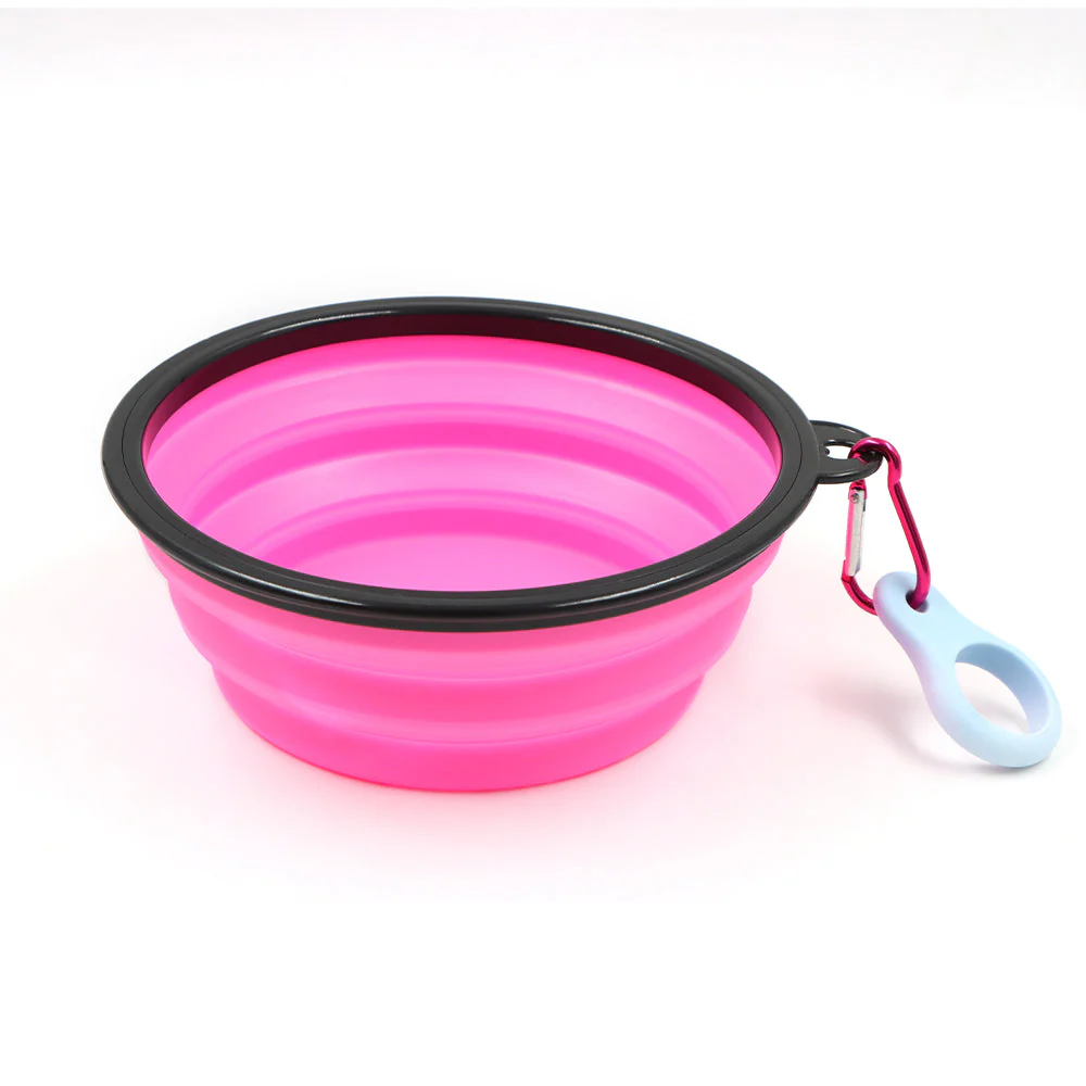 Collapsible Travel Bowl With Clip Silicone Dog Bowl Portable Pet Hydration For Travel 2025 Holiday - Image 8