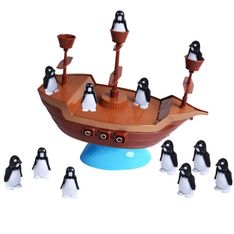 Colorful Pirate Ship Balance Game - Fun Penguin Puzzle for Kids, Parent-Child Interaction, Ideal Birthday Gift - Image 6