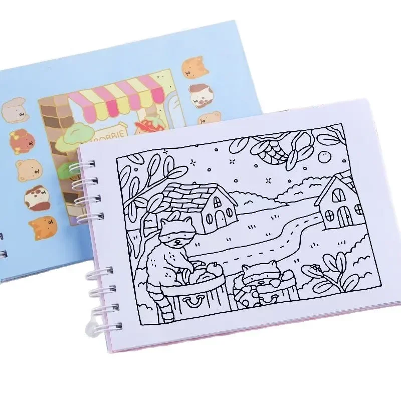 Coloring Book For Adults And Teens Educational Doodle Journal Back To School 2025 Gift Idea - Image 2