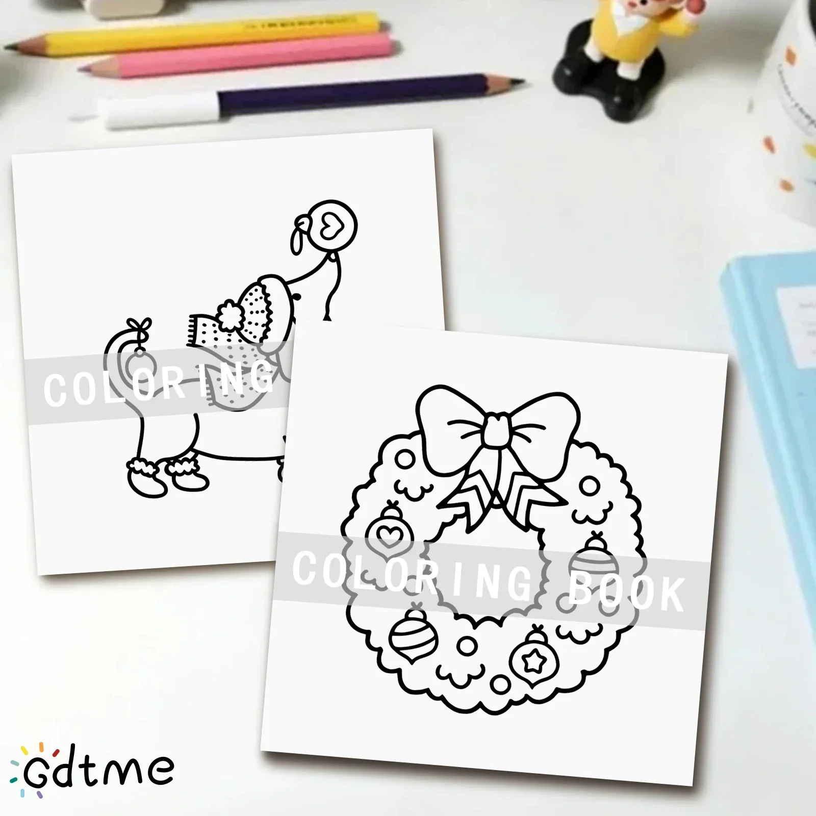 Coloring Book For Adults Cozy Christmas Theme Easy Relaxing Holiday Coloring Pages Gift Idea 2025 - Image 6