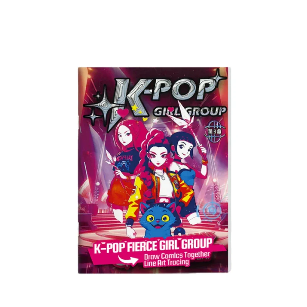 Coloring Book Kpop Demon Hunters Anime Sketches Rumi Mira Zoey Cute Line Drawings Back to School 2025 Gift - Image 17