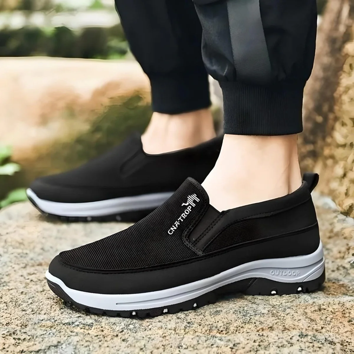 Comfortable Breathable Walking Shoes for Men with Memory Foam Insole, Non-Slip Outsole, Ideal for All-Day Wear - Image 7