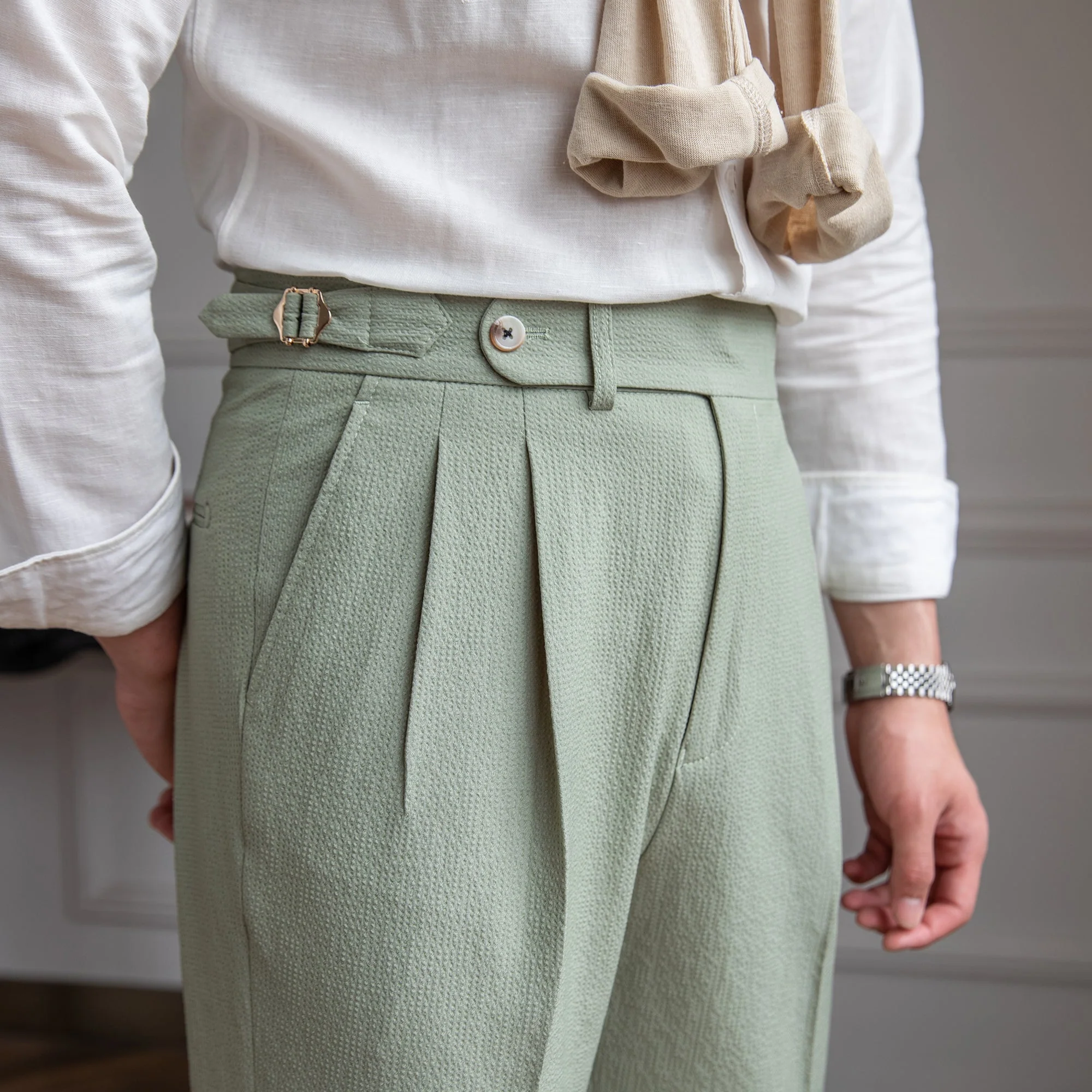 Comfortable men's business trousers – modern fit, soft fabric, for everyday wear - Image 2