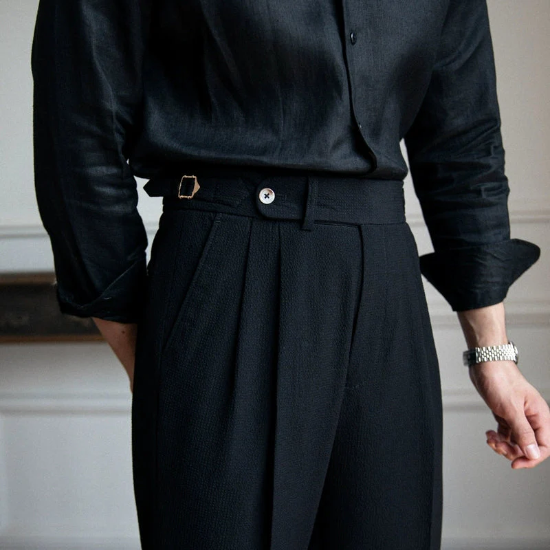 Comfortable men's business trousers – modern fit, soft fabric, for everyday wear - Image 3