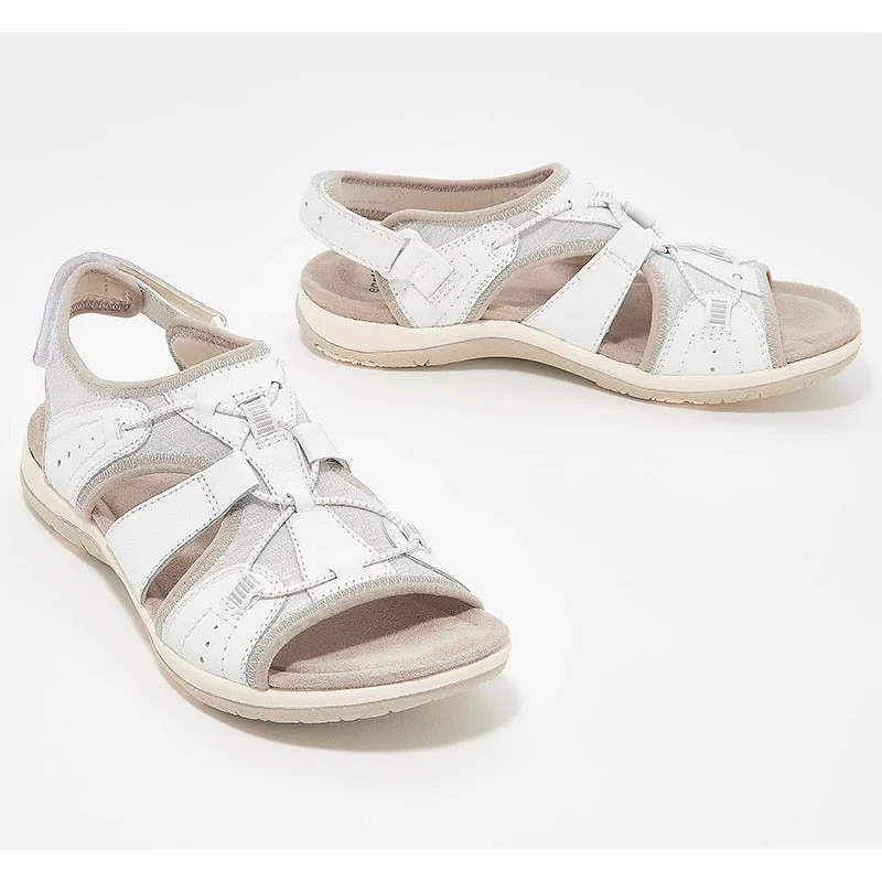 Comfortable Open Toe Sandals for Women with 3-Point Support and Shock Absorption, Ideal for Daily Wear and Pain Relief - Image 10