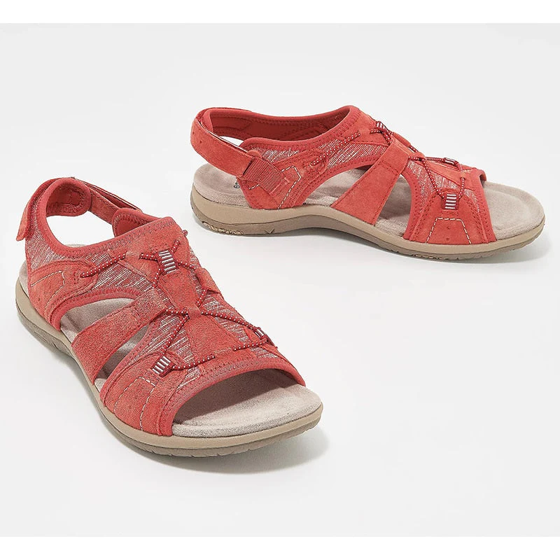 Comfortable Open Toe Sandals for Women with 3-Point Support and Shock Absorption, Ideal for Daily Wear and Pain Relief - Image 14