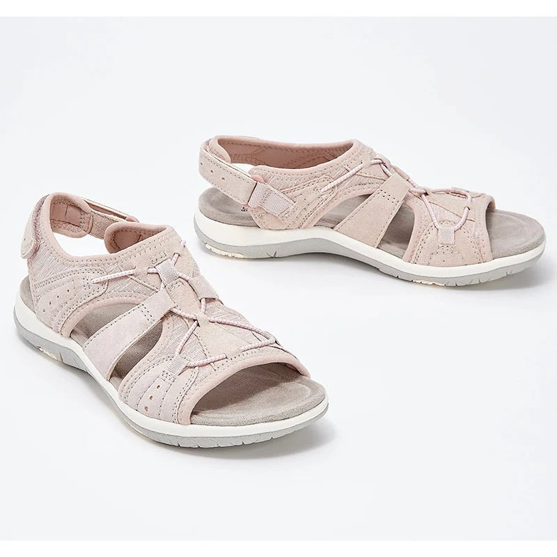 Comfortable Open Toe Sandals for Women with 3-Point Support and Shock Absorption, Ideal for Daily Wear and Pain Relief - Image 4