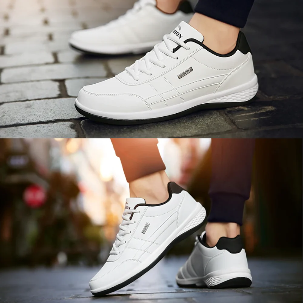Comfortable Orthopedic Leather Shoes for Women, Waterproof Anti-Slip Design with Wide Toe Box and Gedempte Heel Support - Image 2
