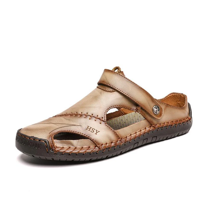 Comfortable Orthopedic Sandals with Non-Slip Rubber Sole and Breathable Mesh Upper, Closed Toe Gladiator Design - Image 10