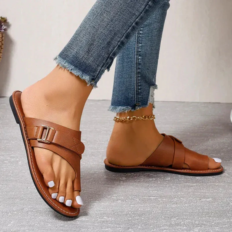 Comfortable Women's Sandals with Adjustable Straps, Ergonomic Design, Anti-Hallux Valgus Support, Stylish and Durable - Image 4