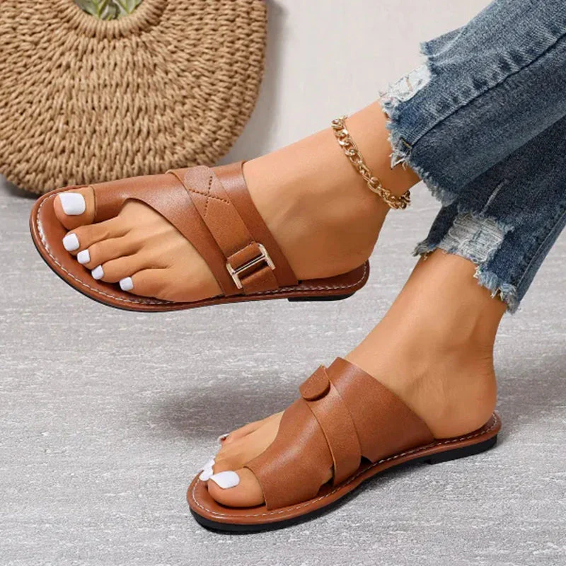 Comfortable Women's Sandals with Adjustable Straps, Ergonomic Design, Anti-Hallux Valgus Support, Stylish and Durable - Image 5