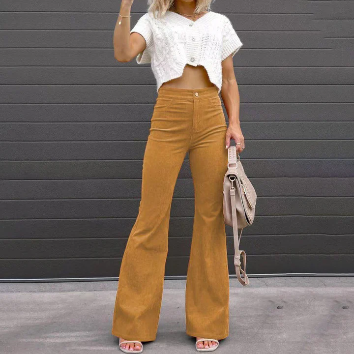 Comfortable women’s flared pants – flattering fit, high-quality fabric, for casual and formal occasions - Image 6