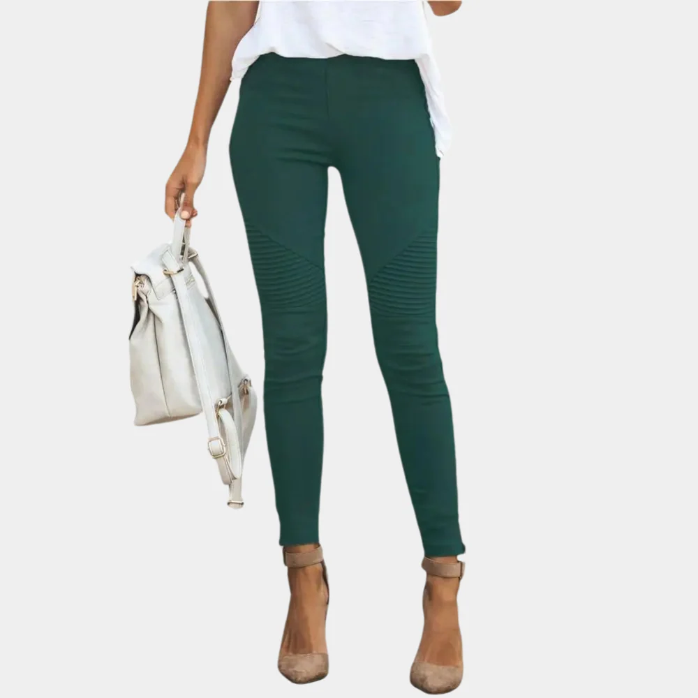 Comfortable women’s high-waisted jeggings – stretchy, fitted design, for everyday and evening wear - Image 4